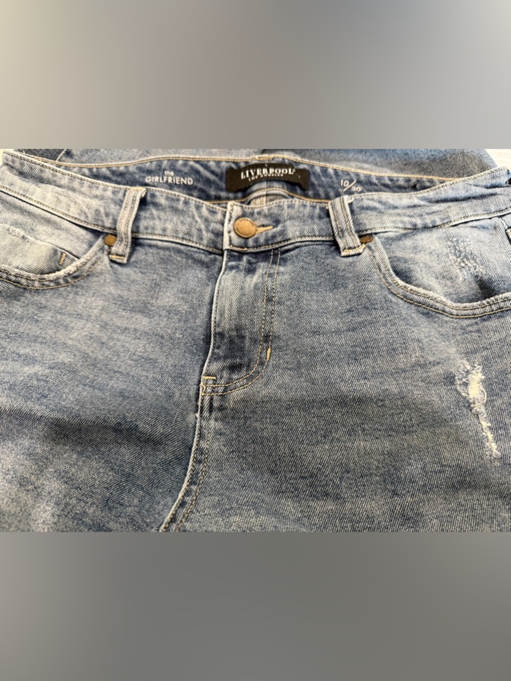 LIVERPOOL Los Angeles the Girlfriend dark blue jeans size 10 - Picture 3 of 6
